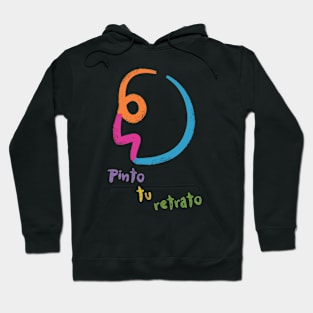 Childish doodle portrait Hoodie